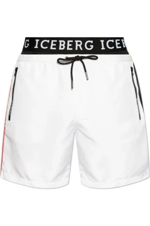 Iceberg Herren, Bademode, Weiß, SGröße: