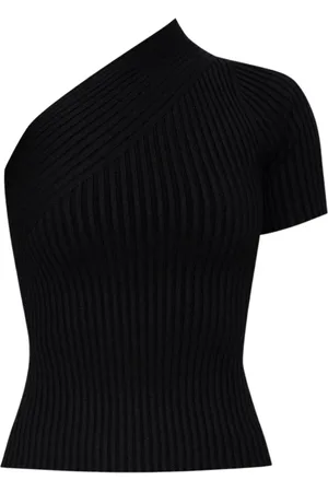 AERON Damen, Blusen & Hemden, Schwarzk, LGröße:
