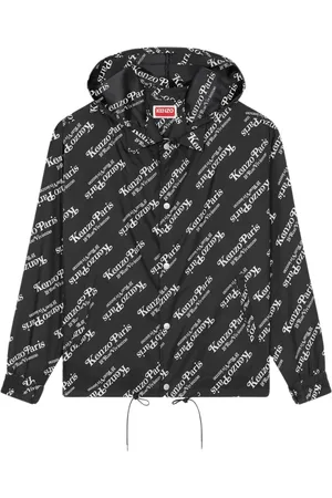 Kenzo Herren, Jacken, Schwarzk, LGröße: