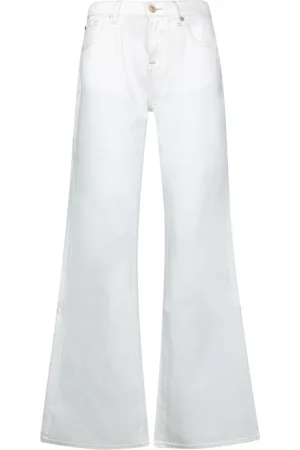 7 for all Mankind Damen, Jeans, Weiß, W31Größe: