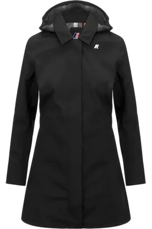 K-Way Damen, Mäntel, Schwarzk, LGröße: