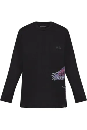 Y-3 Herren, Oberteile, Schwarzk, XSGröße: