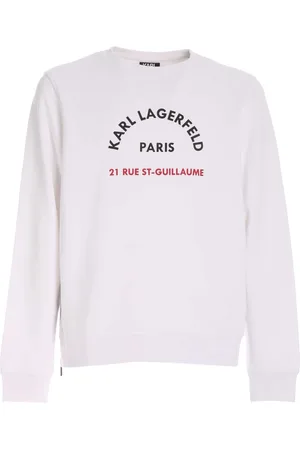 Karl Lagerfeld Herren, Sweatshirts & Hoodies, Weiß, MGröße: