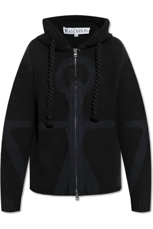 J.W.Anderson Damen, Strickwaren, Schwarzk, MGröße: