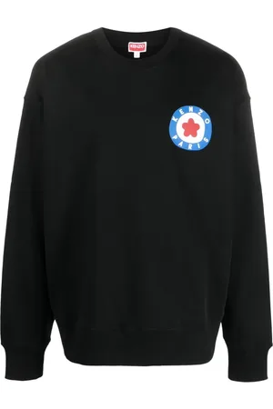Kenzo Herren, Sweatshirts & Hoodies, Schwarzk, LGröße: