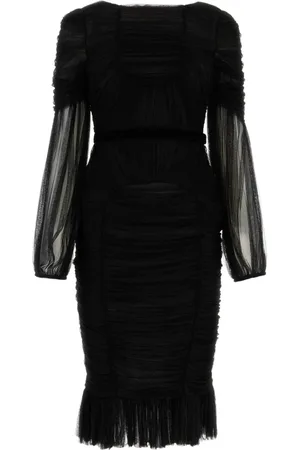 Tom Ford Damen, Kleider, Schwarzk, 2XSGröße:
