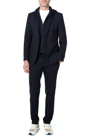 Karl Lagerfeld Herren, Anzüge, Schwarzk, LGröße: