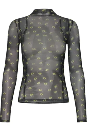 HUGO BOSS Damen, Oberteile, Schwarzk, MGröße: