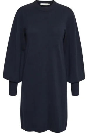 INWEAR Damen, Kleider, Blau, 2XSGröße: