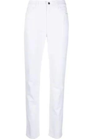 Emporio Armani Damen, Jeans, Weiß, W27Größe: