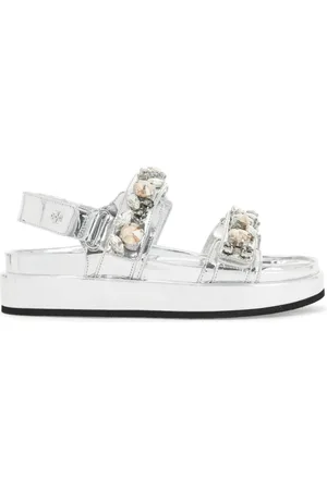 Tory Burch Damen, Schuhe, Grau, 39 EUGröße: