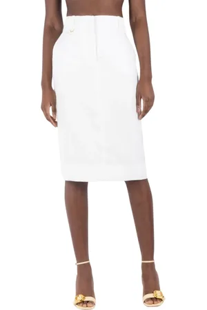 Jacquemus Damen, Röcke, Weiß, LGröße: