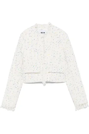 Msgm Damen, Jacken, Mehrfarbig, SGröße: