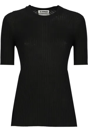 Jil Sander Damen, Oberteile, Schwarzk, MGröße: