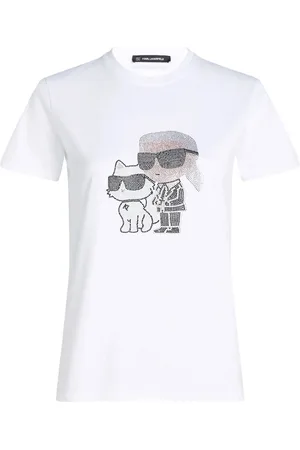 Karl Lagerfeld Damen, Oberteile, Weiß, LGröße: