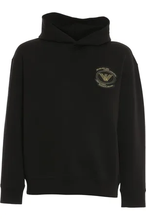 Emporio Armani Herren, Sweatshirts & Hoodies, Schwarzk, XLGröße: