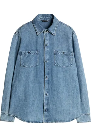 7 for all Mankind Herren, Shirts, Blau, SGröße: