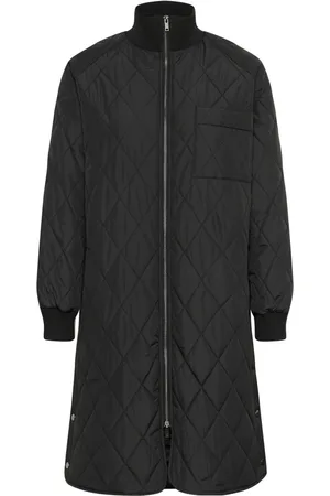 INWEAR Damen, Mäntel, Schwarzk, SGröße: