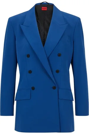 HUGO BOSS Damen, Jacken, Blau, LGröße: