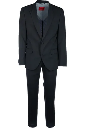 HUGO BOSS Herren, Anzüge, Schwarzk, SGröße: