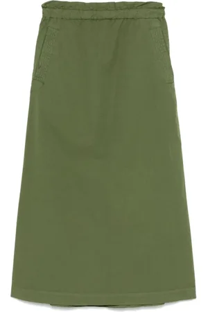 Woolrich Damen, Röcke, Grün, LGröße: