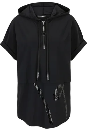 DORIS S Damen, Sweatshirts & Hoodies, Schwarzk, 2XLGröße: