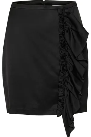 INWEAR Damen, Röcke, Schwarzk, MGröße: