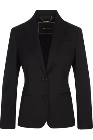 Kiton Damen, Jacken, Schwarzk, MGröße: