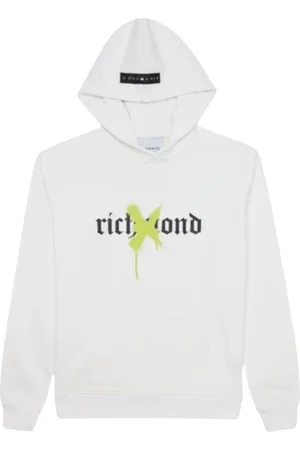 John Richmond Damen, Sweatshirts & Hoodies, Weiß, 2XLGröße: