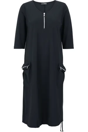 DORIS S Damen, Kleider, Blau, 3XLGröße: