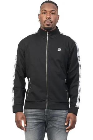 HUGO BOSS Herren, Sweatshirts & Hoodies, Schwarzk, LGröße: