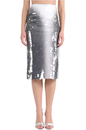 Sportmax Damen, Röcke, Grau, LGröße: