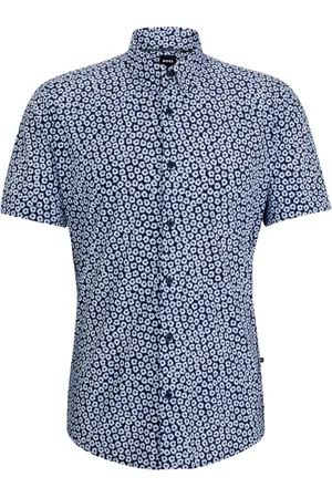 HUGO BOSS Herren, Shirts, Blau, MGröße: