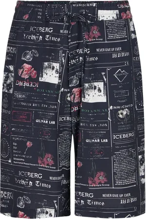 Iceberg Herren, Shorts, Mehrfarbig, XLGröße:
