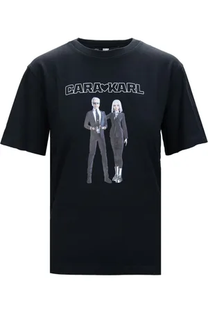 Karl Lagerfeld Damen, Oberteile, Schwarzk, MGröße: