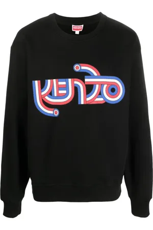 Kenzo Herren, Sweatshirts & Hoodies, Schwarzk, LGröße: