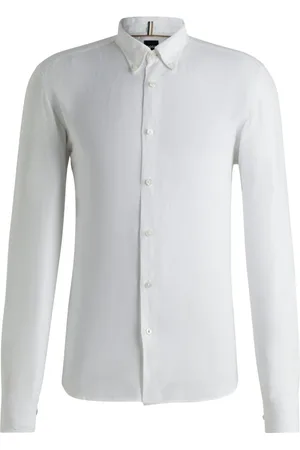 HUGO BOSS Herren, Shirts, Weiß, MGröße: