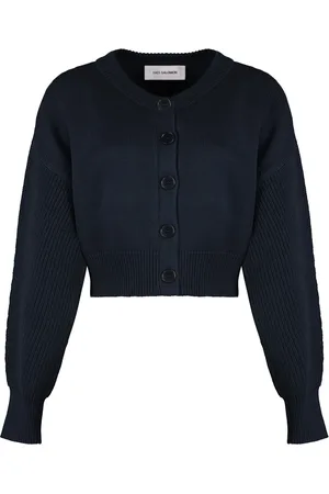 YVES SALOMON Damen, Strickwaren, Blau, XSGröße: