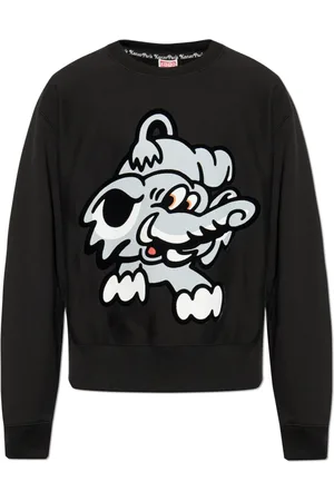 Kenzo Herren, Sweatshirts & Hoodies, Schwarzk, SGröße: