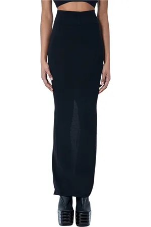 Rick Owens Damen, Röcke, Schwarzk, SGröße: