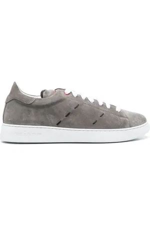 Kiton Herren, Schuhe, Grau, 44 EUGröße: