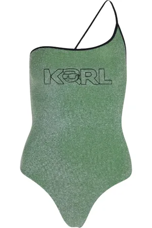 Karl Lagerfeld Damen, Bademode, Grün, LGröße:
