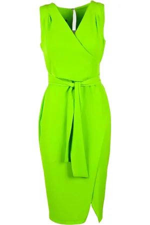 ACCESS FASHION Damen, Kleider, Grün, LGröße: