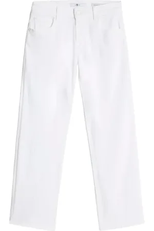 7 for all Mankind Damen, Jeans, Weiß, W29Größe: