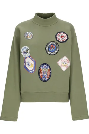 Kenzo Damen, Sweatshirts & Hoodies, Grün, MGröße: