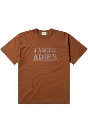 ARIES Herren, Oberteile, Braun, LGröße: