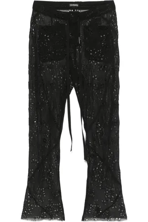 ANN DEMEULEMEESTER Damen, Hosen, Schwarzk, SGröße: