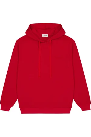 LANEUS Herren, Sweatshirts & Hoodies, Rot, SGröße: