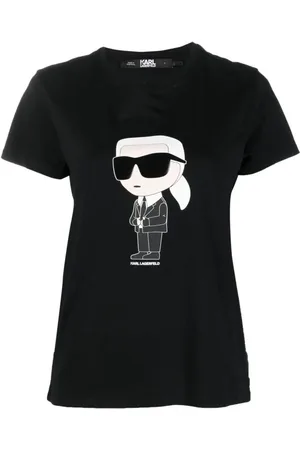 Karl Lagerfeld Damen, Oberteile, Schwarzk, XLGröße: