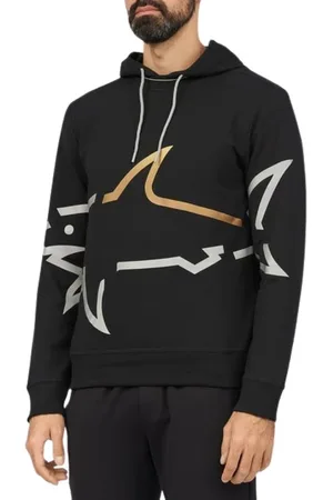 Paul & Shark Herren, Sweatshirts & Hoodies, Schwarzk, LGröße: